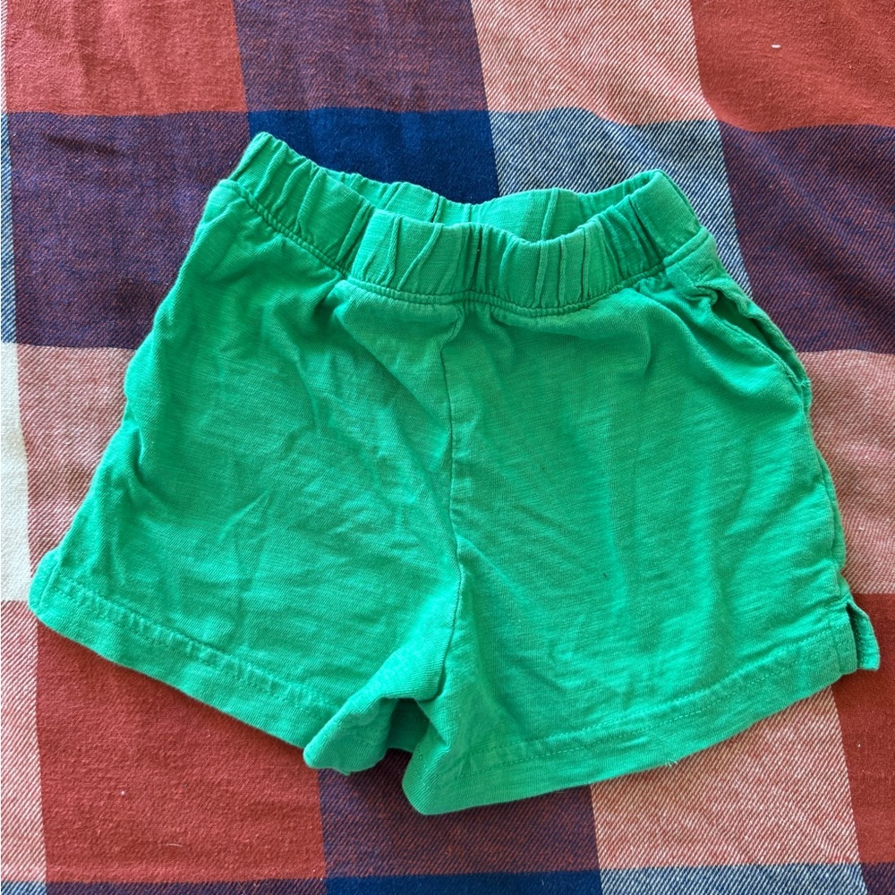 Primary Bright Green Shorts with White Drawstring - Picture 2 of 3